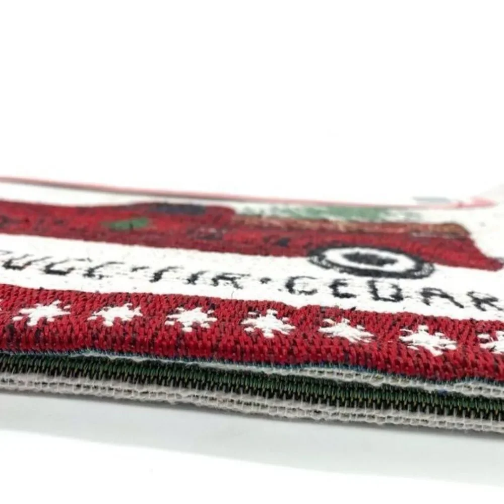 Christmas Red Truck Table Runner New